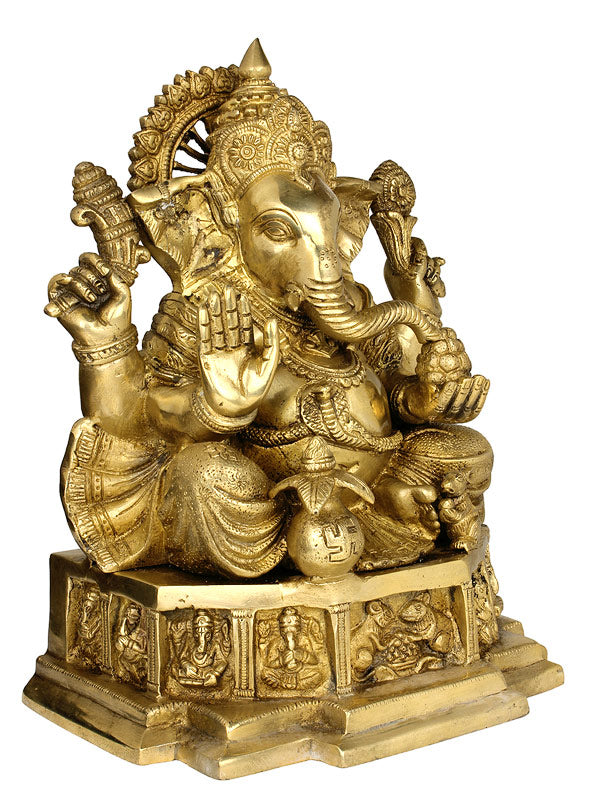 God Ganapati Brass Figure