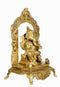 God Gajanan Maharaj Brass Figure 12.50"