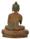 Golden Brown Finish Buddha with Carved Robe