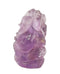 Lord Vinayak "First Among All Deity" Amethyst Stone Carving 2.2"