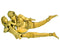'King & Queen' Decorative Brass Betelnut Cutter