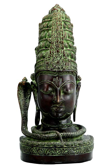 The Mighty Lord Siva - Brass Statuette