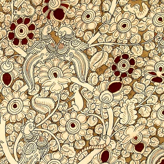 Indian Tree of Life - Kalamkari Painting