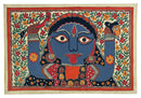 Devi Kali Maa Portrait - Mithila Folkart Painting