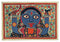 Devi Kali Maa Portrait - Mithila Folkart Painting