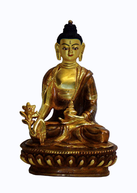 Medicine Buddha- Gilded Statue