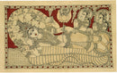 Resting Vishnu Kalamkari Painting