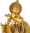 Fluting Krishna - Brass Sculpture