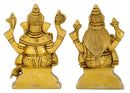 Brass Laksmi Ganesha Pair