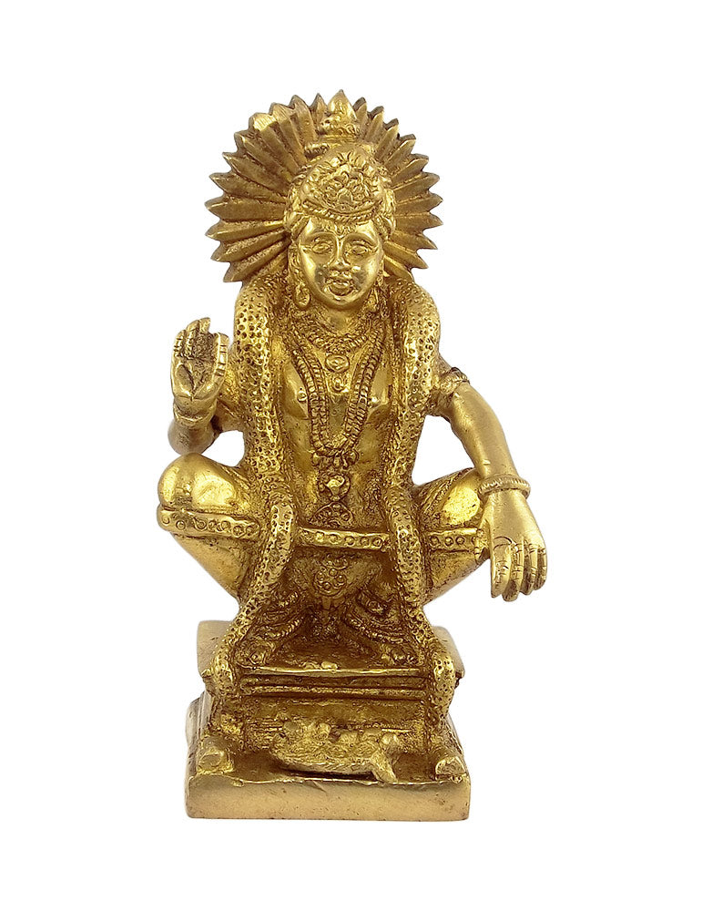 Brass Statue of "Lord Ayyappan"