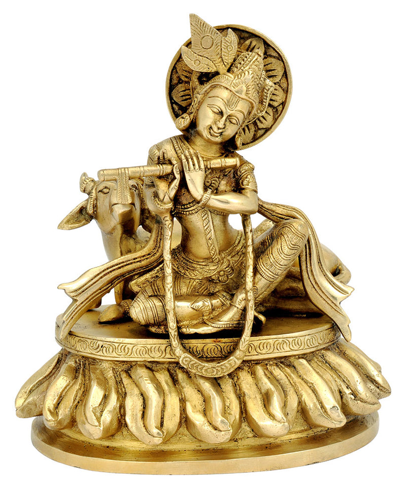 Lord Krishna with Cow