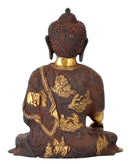 Eternal Buddha - Antiquated Brass Sculpture