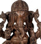 Radiant Ganesha - Wood Statuette