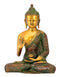 Buddha Brass Sculpture 8.25"