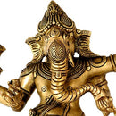 'Dancing Ganesha' Brass Figurine