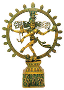 Antiquated Nataraja Brass Statue