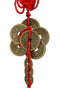 Feng Shui 10 Good Luck Coins with Tassel