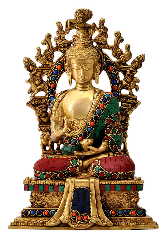 God Buddha Seated on Throne