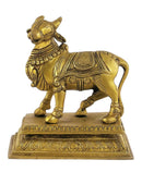 Nandi Bull The Shiva Carriar - Decorative Brass Statue