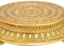 Decorative Brass Chowki with Yalli Motif