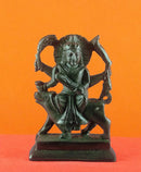 Shri Bhairav Baba Black Soft Stone Statue