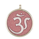 "Om" Hand Painted Pendant