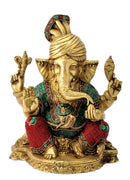 Turbaned Ganesha Murti