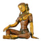 Golden Brown Finish Devi Tara Brass Statue