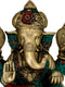 Mangal Rupa Ganesha - Brass Statuette 11"