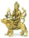 "Ma Sherawali" Brass Sculpture
