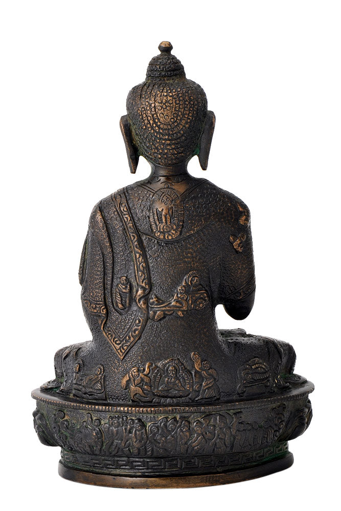 Buddha Antiquated Statue 8.25"