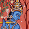 'Lord Krishna' Vishnu Dashavtar Patachitra Painting