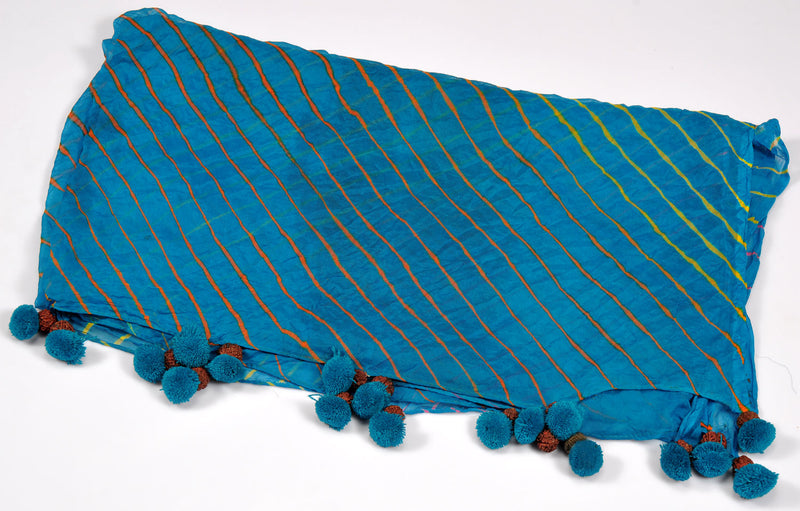 Blue Leheria Stole
