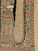 Madhubani Painting 'Radha Krishna'