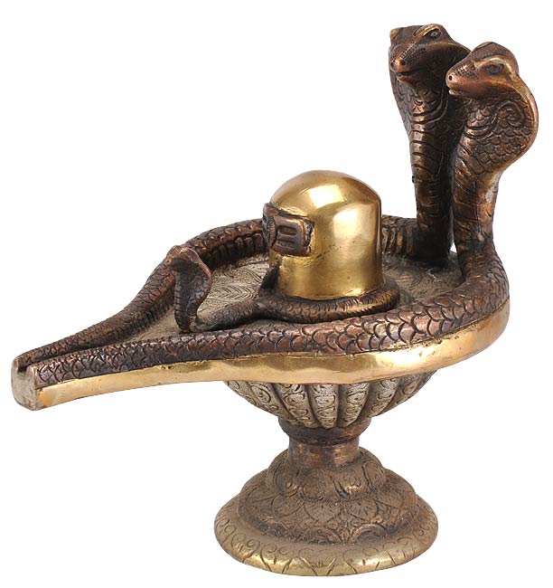 Shiva Lingam - Brass Statue