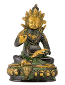 Lord Dhan Kuber Brass Statue