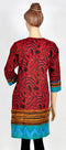 Printed Cotton Maroon Kurti
