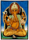 Mangal Ganesha with Modaks - Batik Painting