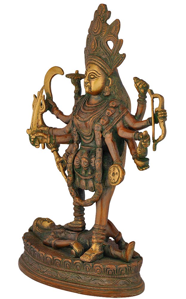 Goddess Kali - Brass Figurine