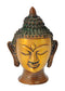 Decorative Serene Buddha Head Statue 6"