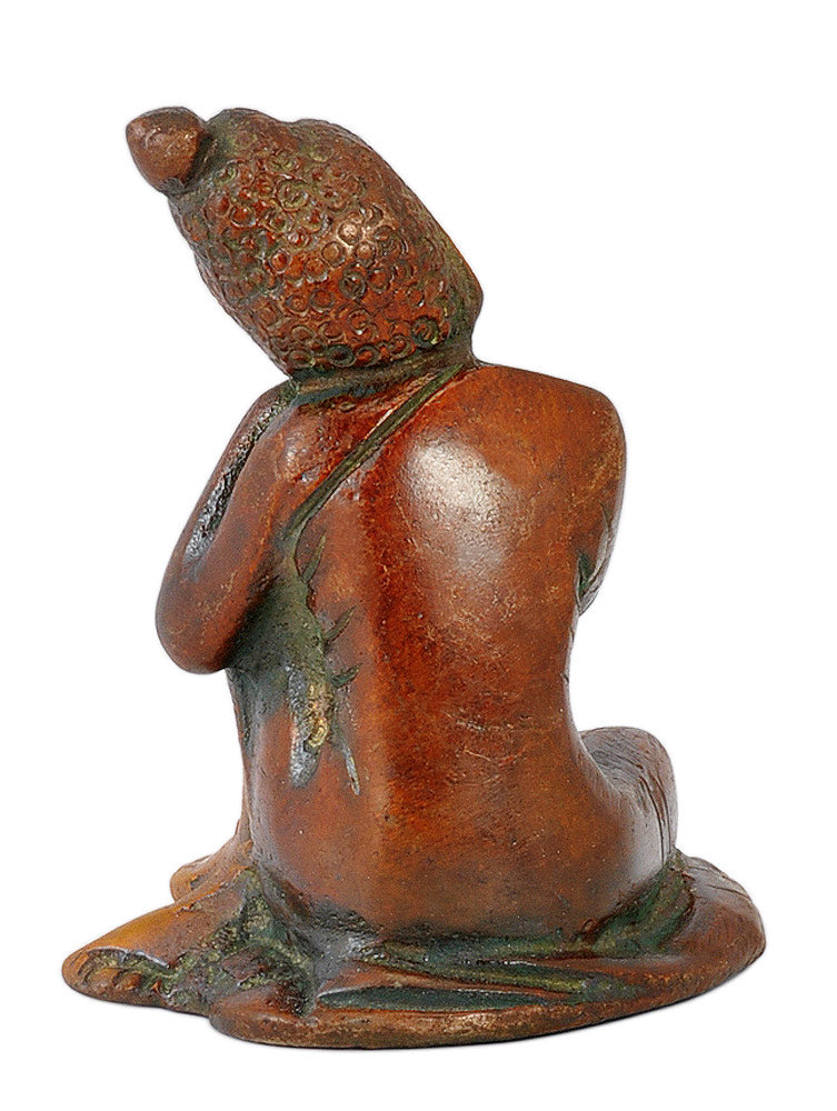 Small Resting Buddha Figurine