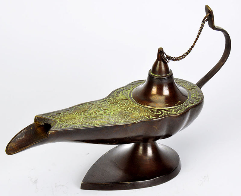 'Aladdin Chirag' Decorative Brass Lamp