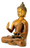 Antiquated Brass Buddha in Golden Brown Finish