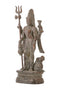 Lord Ardhanarishwar Antiquated Brass Statue