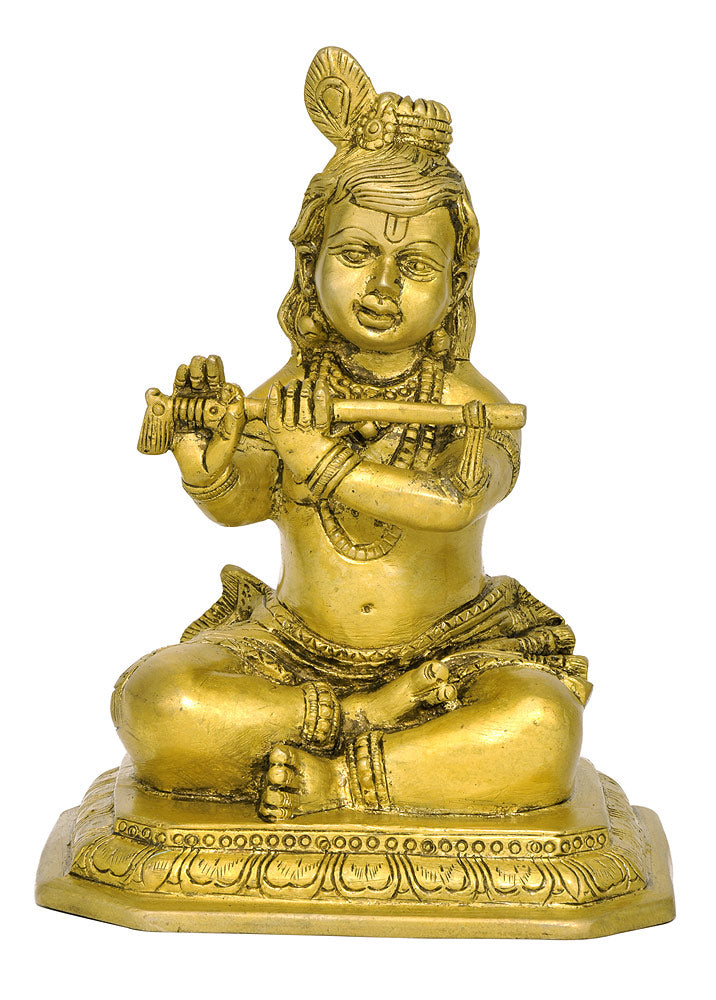 Bala Krishna with Flute 7.75"