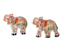 Royal Elephants - Handcarved Marble Statues