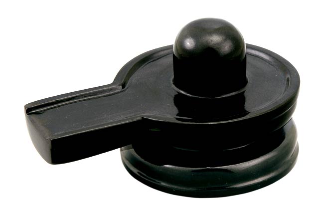 Black Shivaling in Kasauti Touchstone