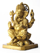 Ganesha Seated on a Lotus 13"