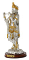 Lord Murlidhar Krishna Statue in Silver Golden Finish