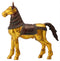 Ornate Brass Sculpture 'Proud Horse' 21"